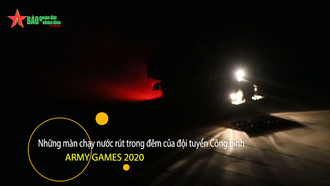 Hình ảnh thi đấu trong đêm ấn tượng của các đội tuyển pháo binh tại Army Games 2020